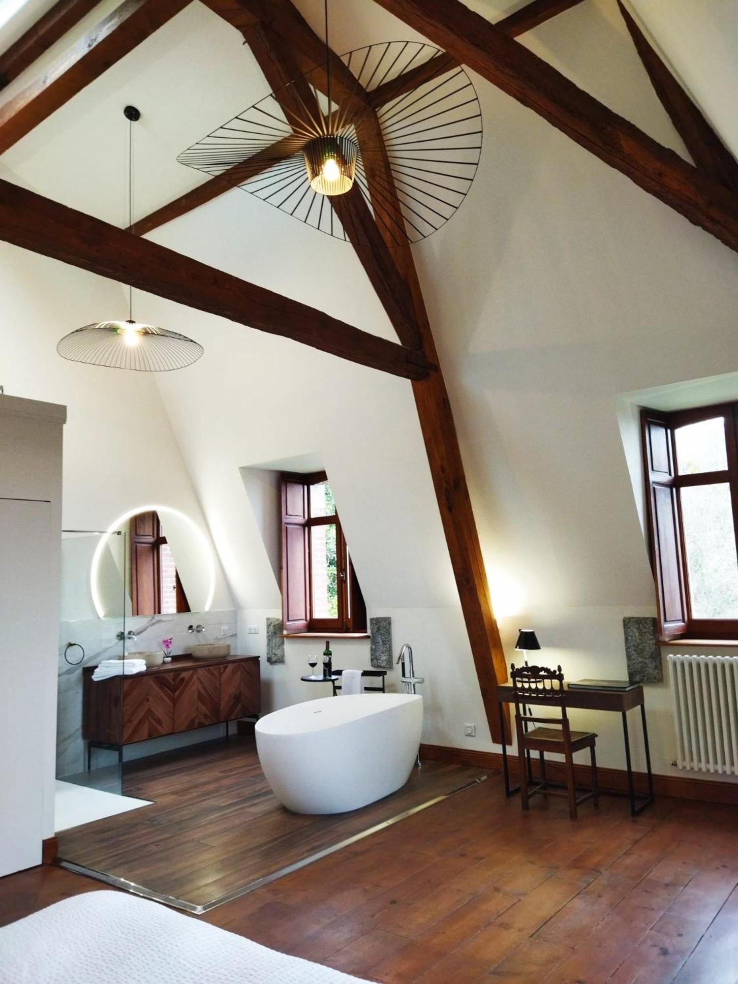 Bed and Breakfast Domaine De La Tisnere Gelos Habitación foto